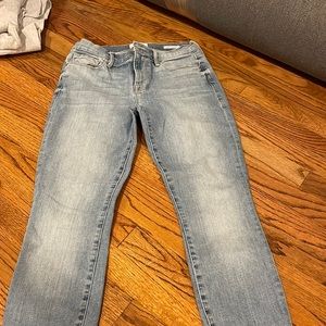 Frame skinny light blue jean